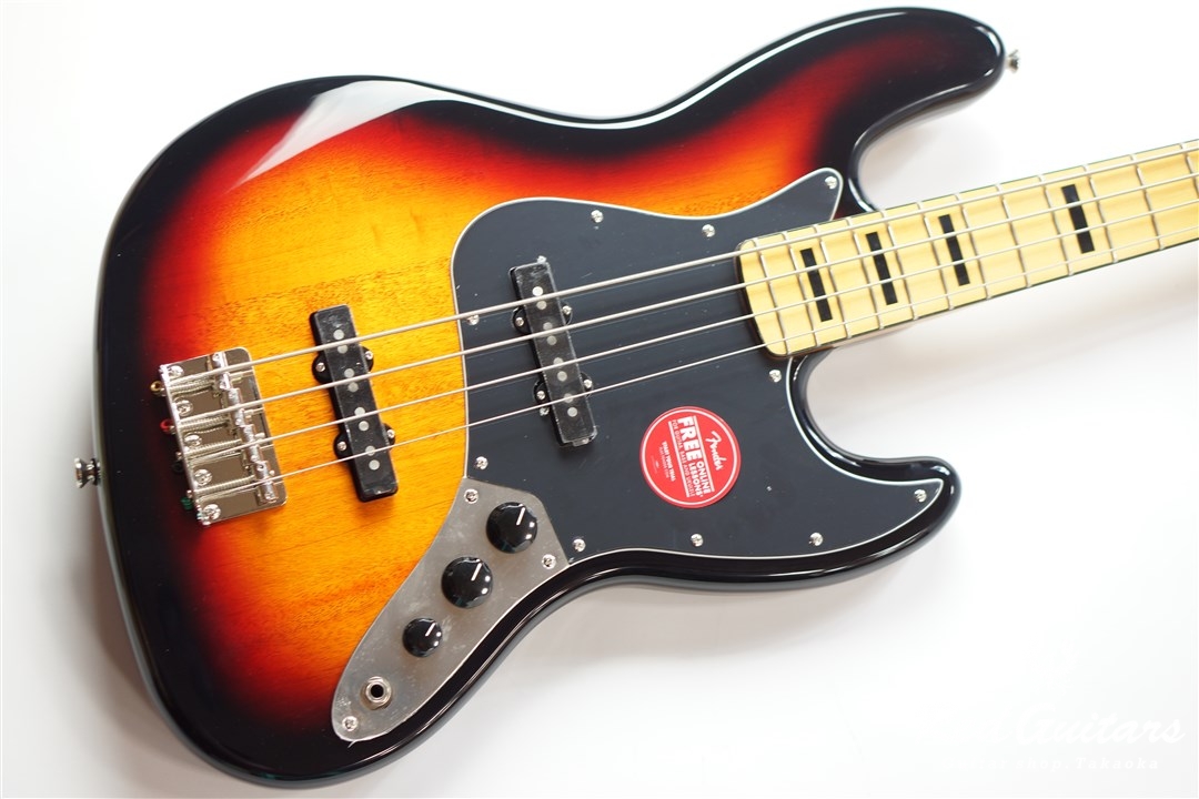 【本日のみ！】squier ClassicVibe 70s Jazz Bass Squier by Fender Classic Vibe '70s Jazz Bass - 3 Color Sunburst